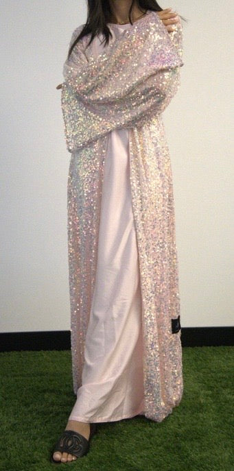 Luminous Blush Abaya