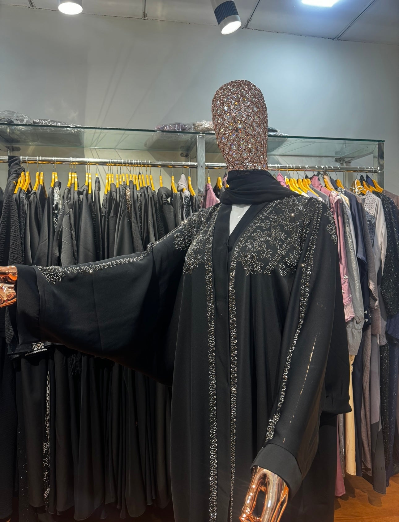 Luxurious Diamond Work Abaya