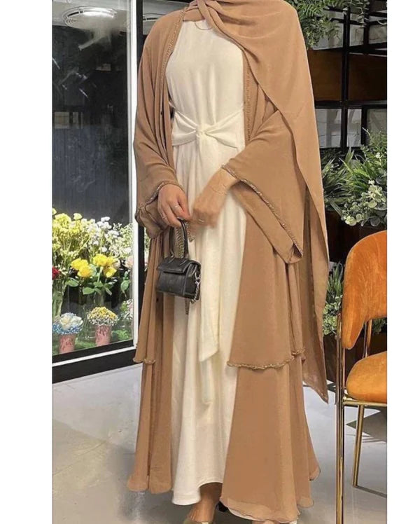 Luxurious Reem 3 Pc Abaya Set